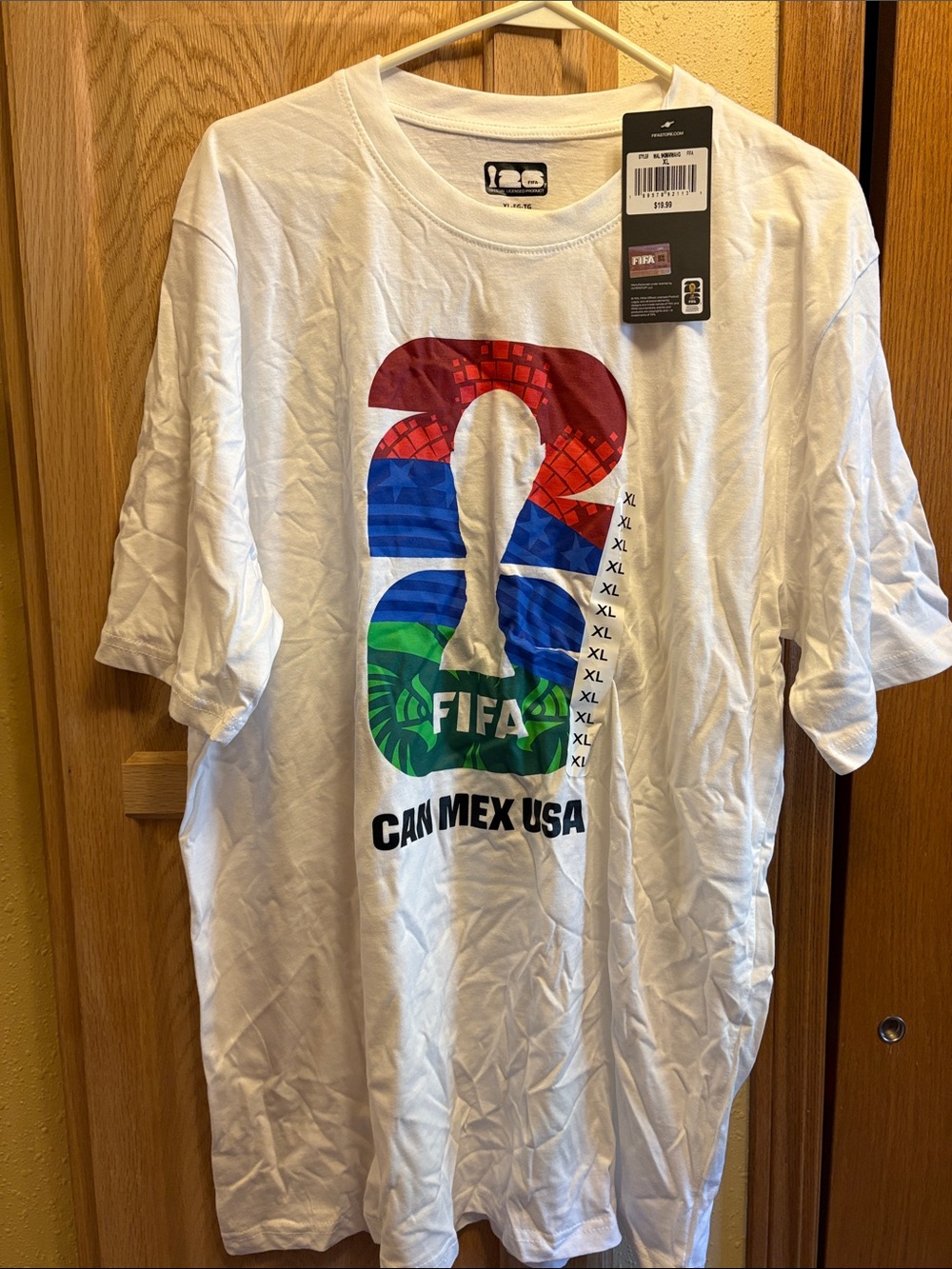 FIFA CAN MEX USA White Short-Sleeve Graphic Tee